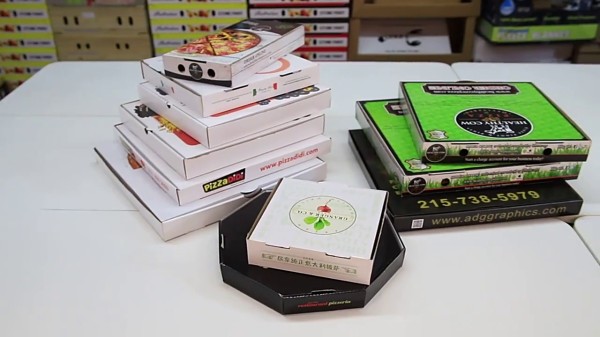 黑色哑光防油披萨盒