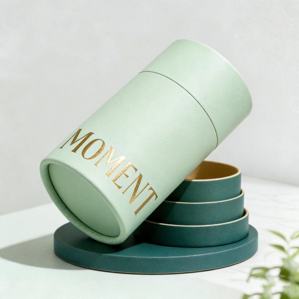 定制纸筒 纸质包装筒 食品级密封纸罐可印logo